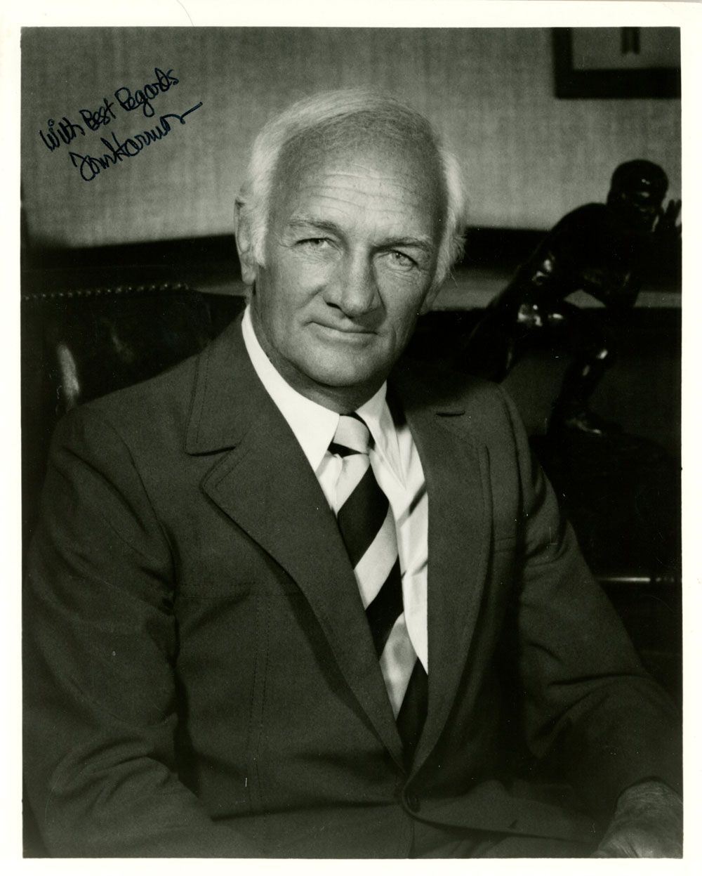 Tom Harmon Signed Michigan Wolverines 8x10 Photo Best Wishes PSA