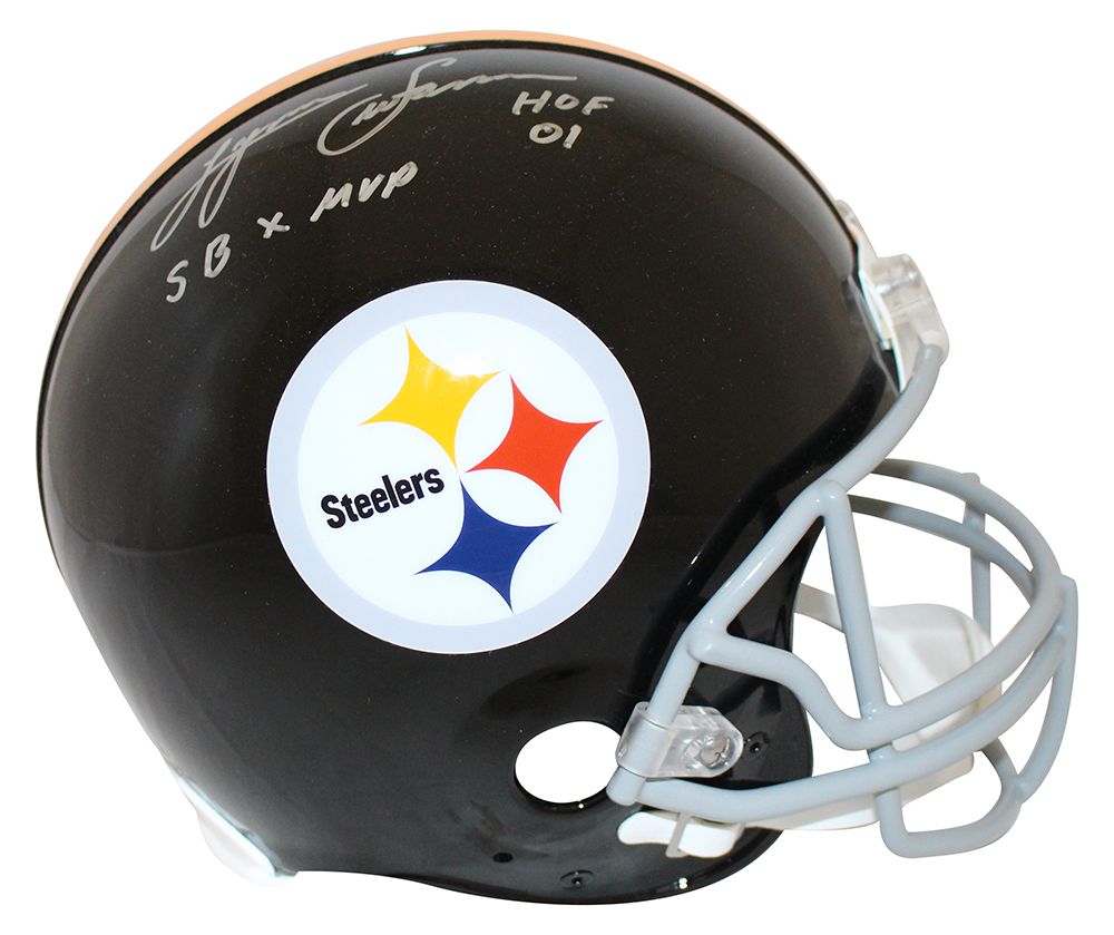 Lynn Swann Autographed Pittsburgh Steelers Authentic Helmet HOF MVP JSA