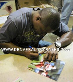 Correll Buckhalter Autographed Nebraska Cornhuskers 8x10 Photo (White vs A&amp;M)