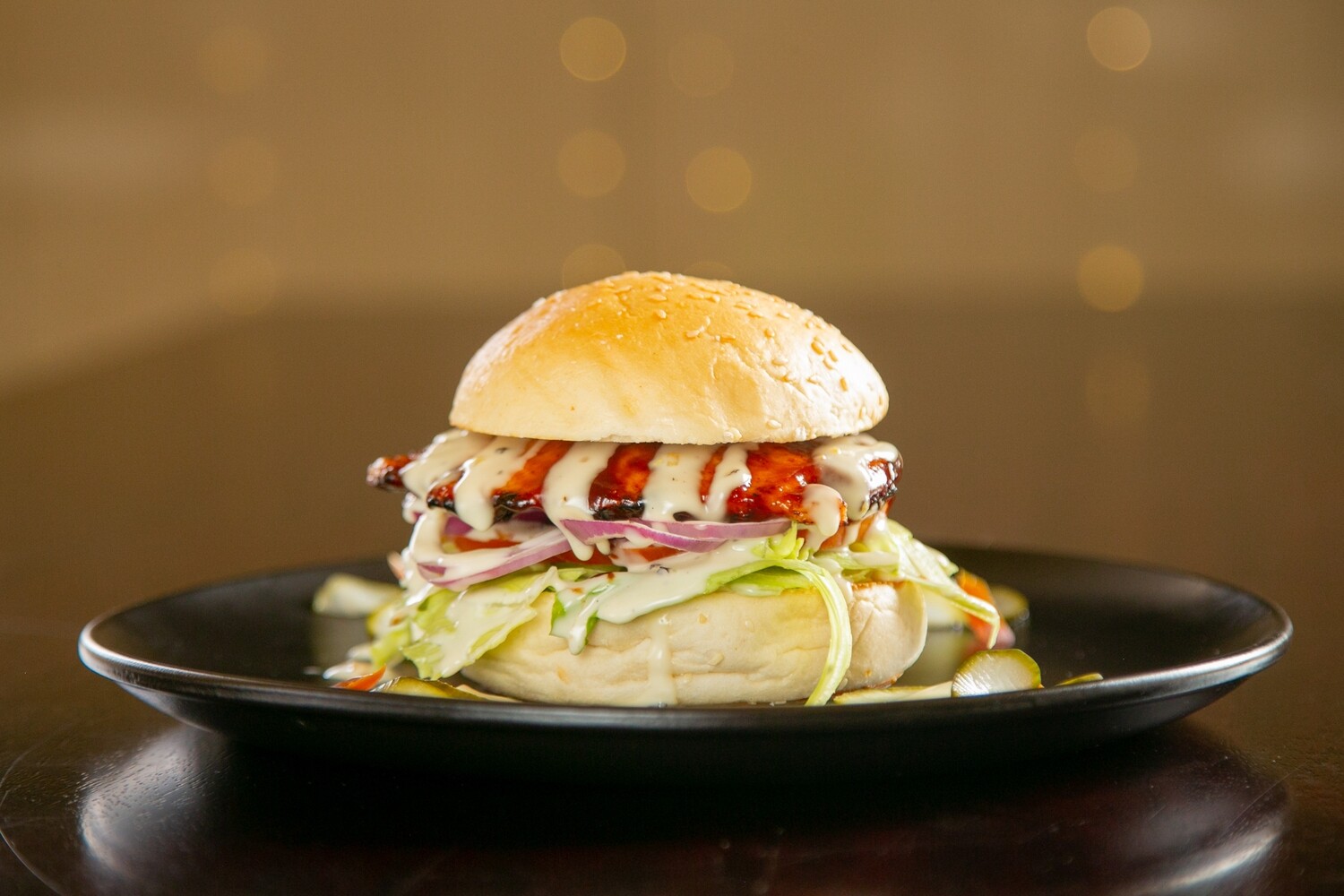 grilled chicken burger