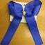 Hair Tie - Single Classic Blue Bow