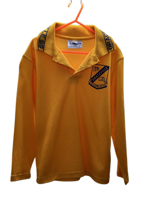 Polo Shirt - Long Sleeve Gold