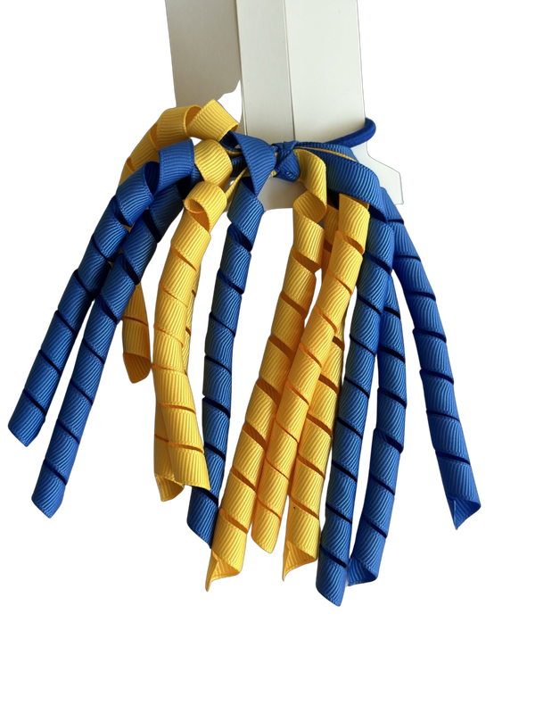 Hair Tie - Krazy Blue/Yellow