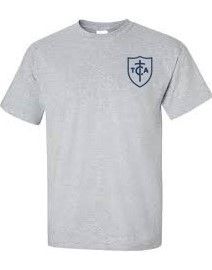  Short Sleeve T Shirt, Color: Gray, Size: Youth XSmall