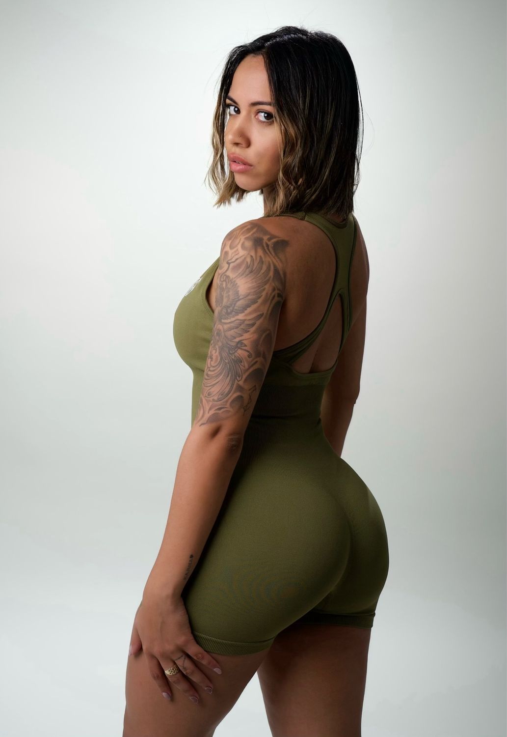 Miami Spicy Green Jumpsuit