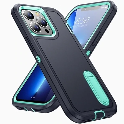 Heavy Duty Shock Absorption Full Body Protective Silicone Rubber Case iPhone case