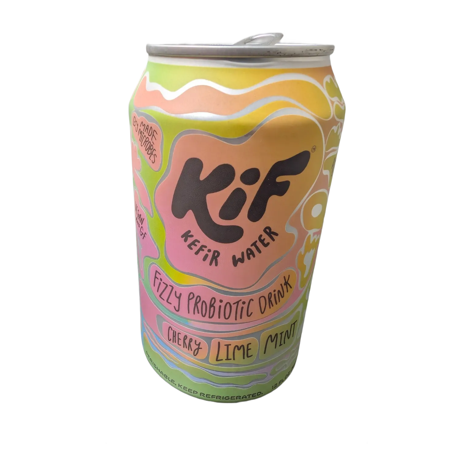 Cherry-Lime-Mint Kefir Water