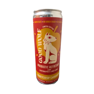 Honeycrisp Cardamom Probiotic Refresher W Lion&#39;s Mane &amp; Electrolytes