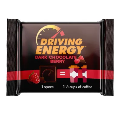 Driving Energy - Dark Chocolate Berry - 150 mg Caffeinated