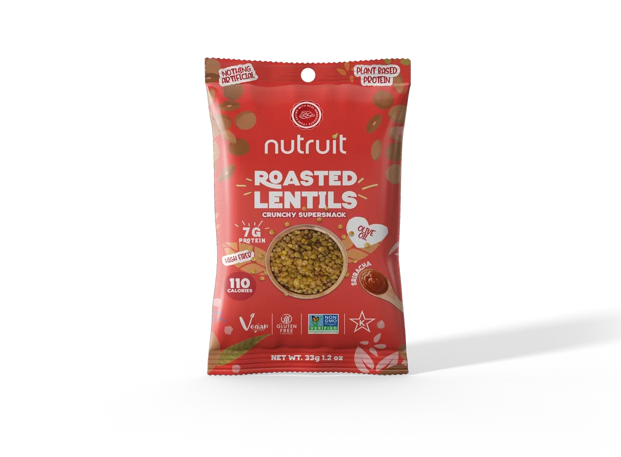 Nutruit Roasted Lentil Snacks - Sriracha