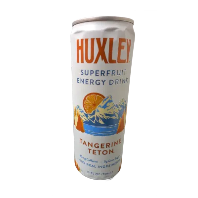 Huxley Tangerine Teton Superfruit Energy Drink