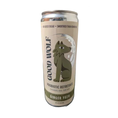 Ginger Yuzu Probiotic Refresher (Lightly Sparking)