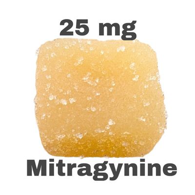 Mitragyine Lemon-Lime Plant-Based Gummy (25 mg each)