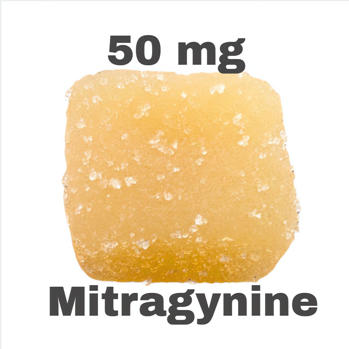 Mitragyine Lemon-Lime Plant-Based Gummy (50 mg each)