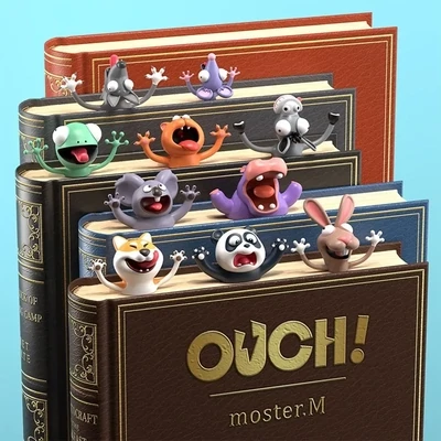 3D Cartoon Animal Bookmarks