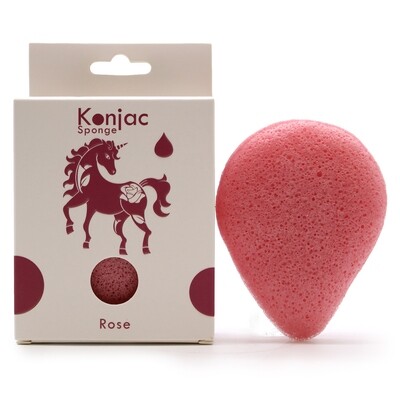 Traanvormige Konjac spons, rose