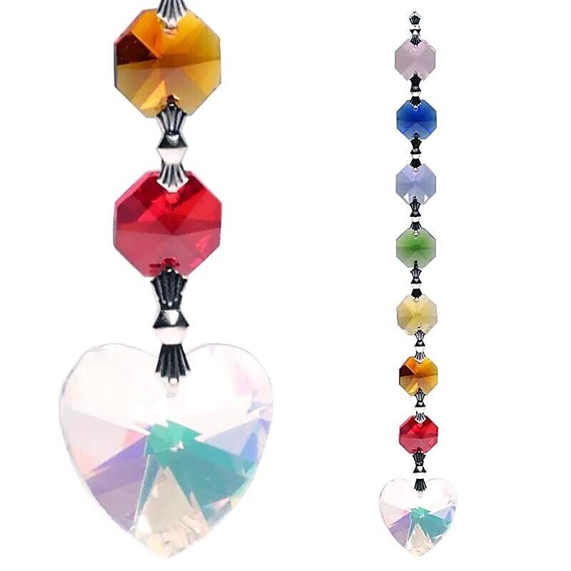 Feng Shui kristal met mooi hart, Metta