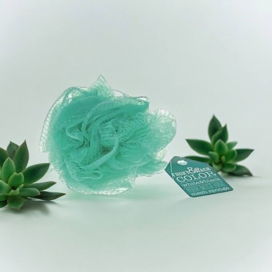 Mesh spons turquoise