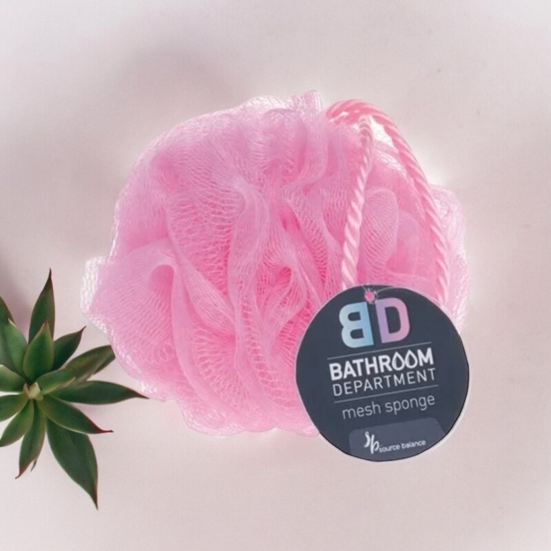 Mesh spons roze