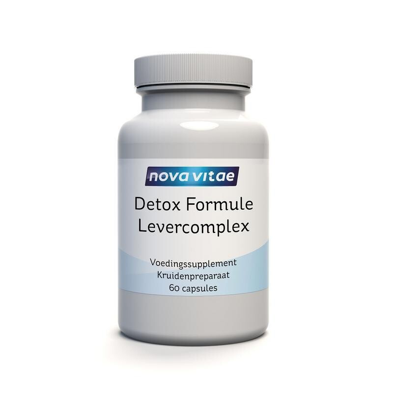 Detox formule voedingsupplement, eerst je lever ontgiften en dan je huid aanpakken met producten