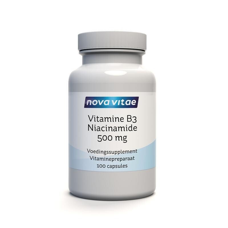 Vitamine B3 niacinamide 500mg