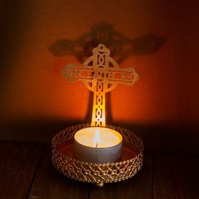 Sfeerlicht/gedenklichtje KRUIS