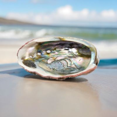 Abalone schelp uit organische boerderij in Chili