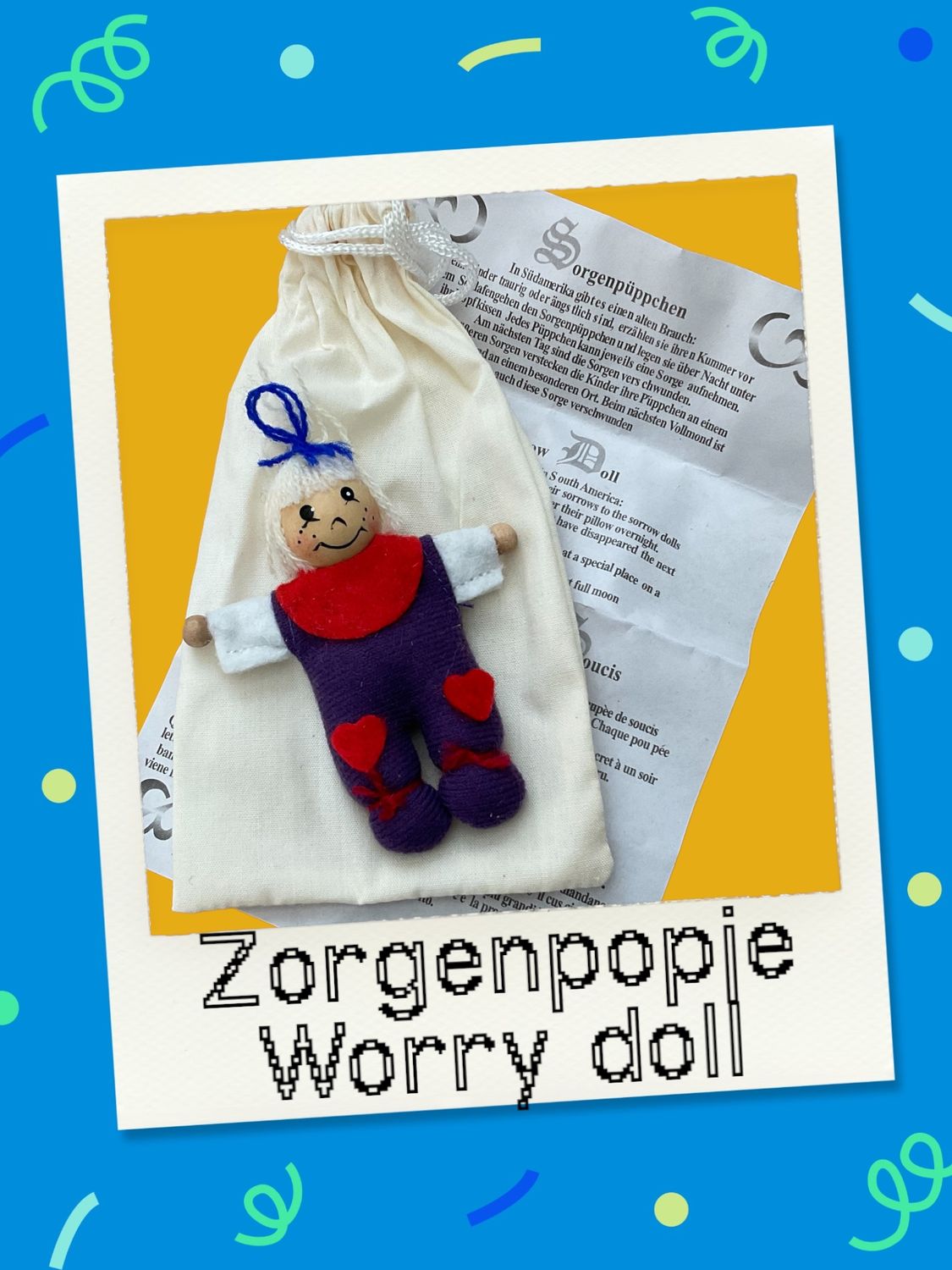 Worry doll of Zorgenpopje