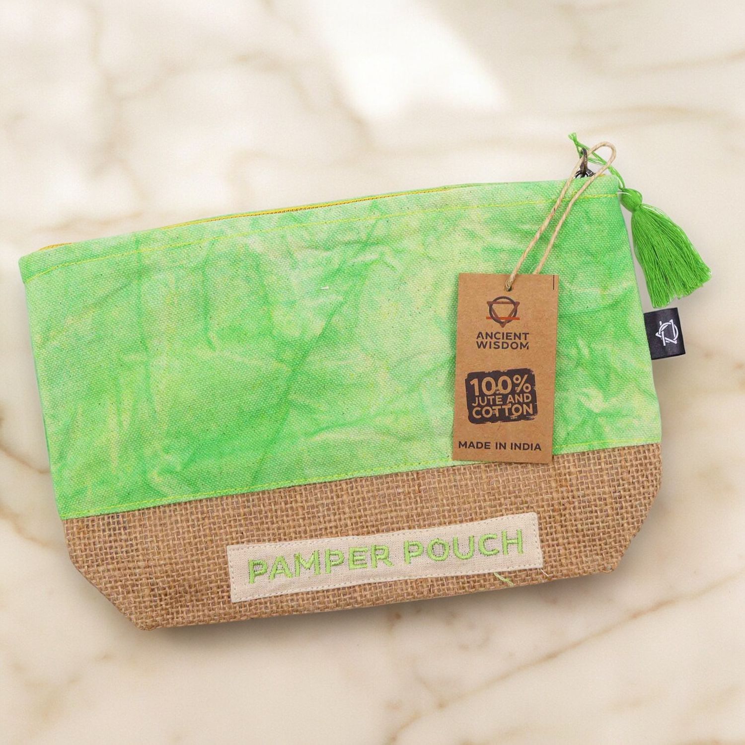 Verwen pouch Groen