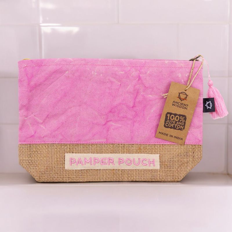 Verwen pouch Roze