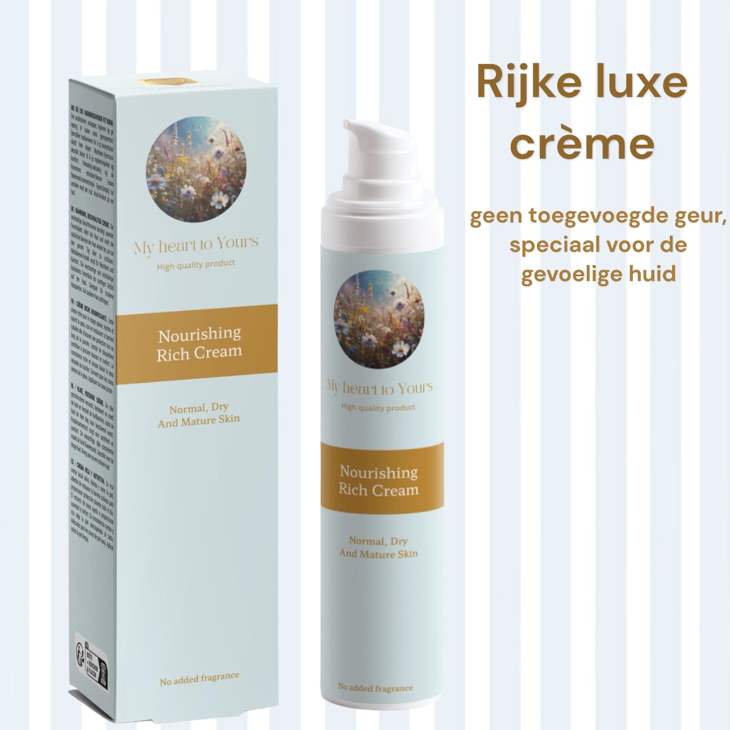 Verzorgende rijke luxe hydraterende gezicht creme, 50 ml