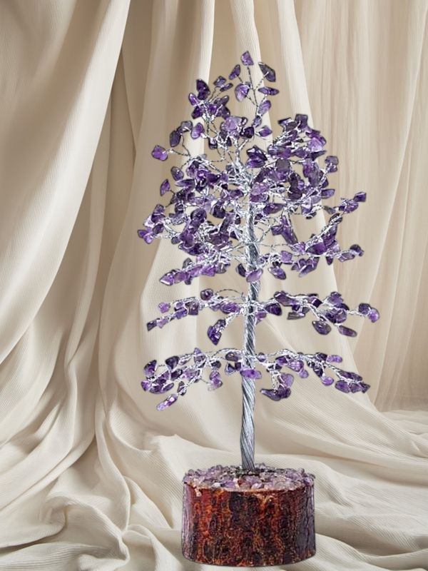 Edelsteenboompje van Amethist (23cm.)