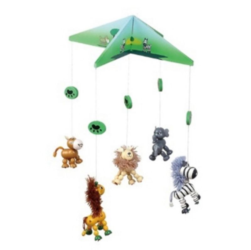 houten mobiel Jungle, voor kinderkamer