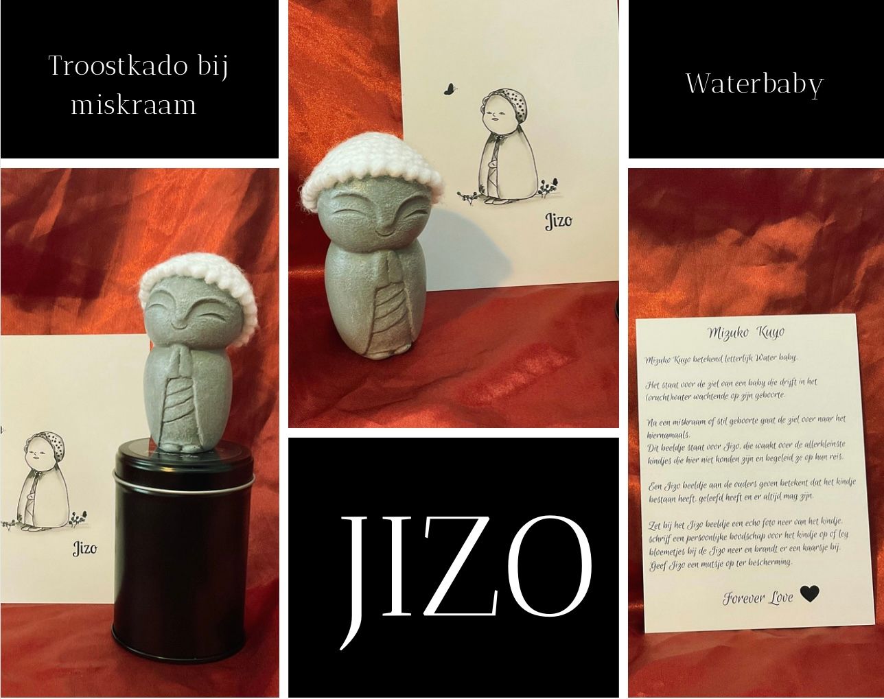 JIZO, troostcadeau bij een miskraam of stil geboren kindje