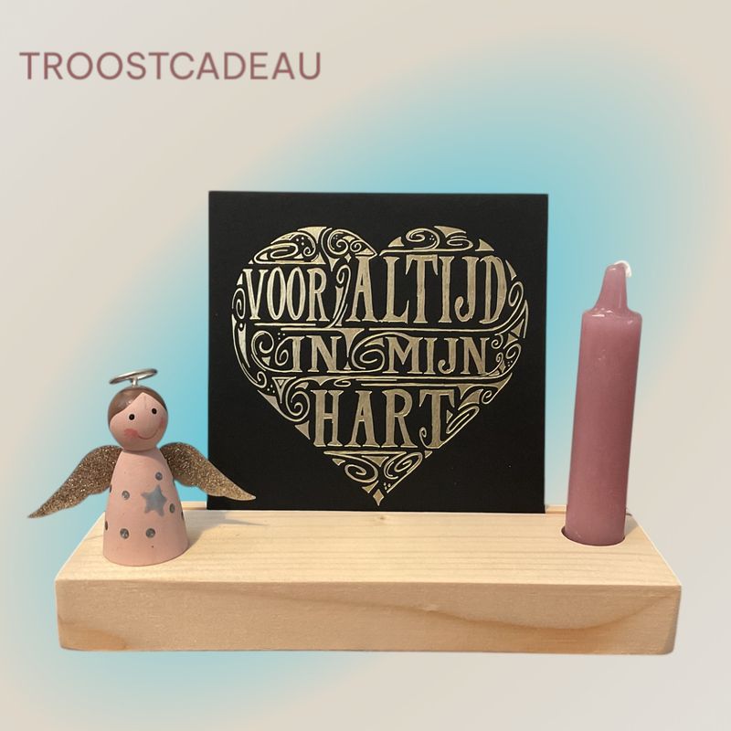 Gedenkplekje overleden kindje, troostcadeau