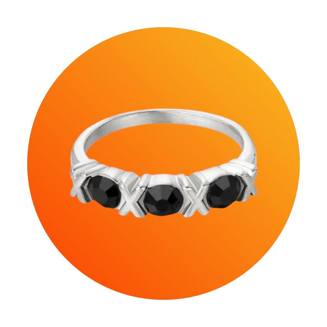 rvs ring met xo xo 