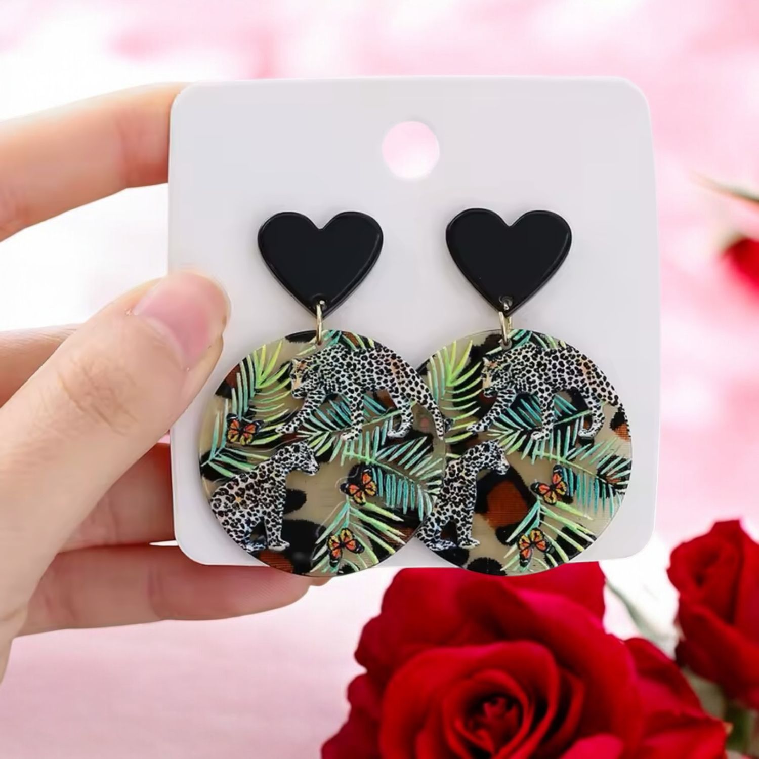 Oorbellen Butterfly Heart
