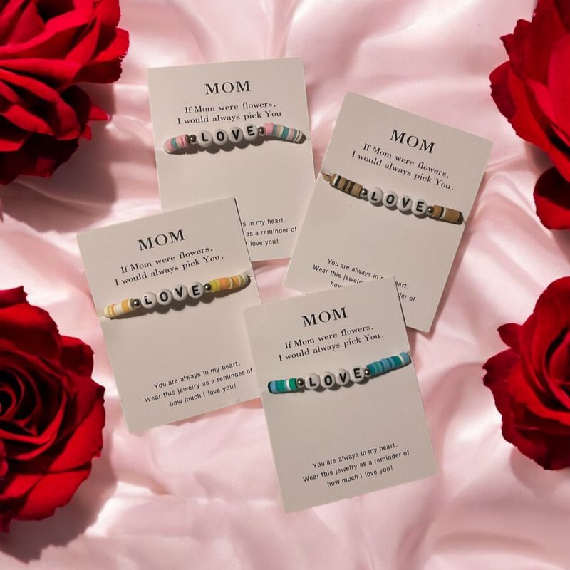 MOM, lieve LOVE armband voor je mama..