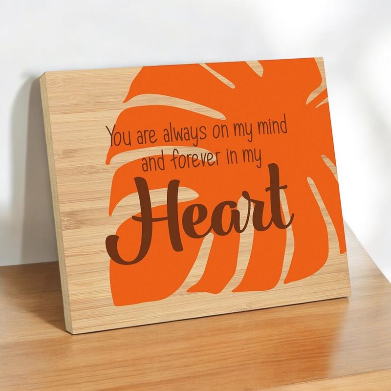 Mooi houten bord Forever in my Heart