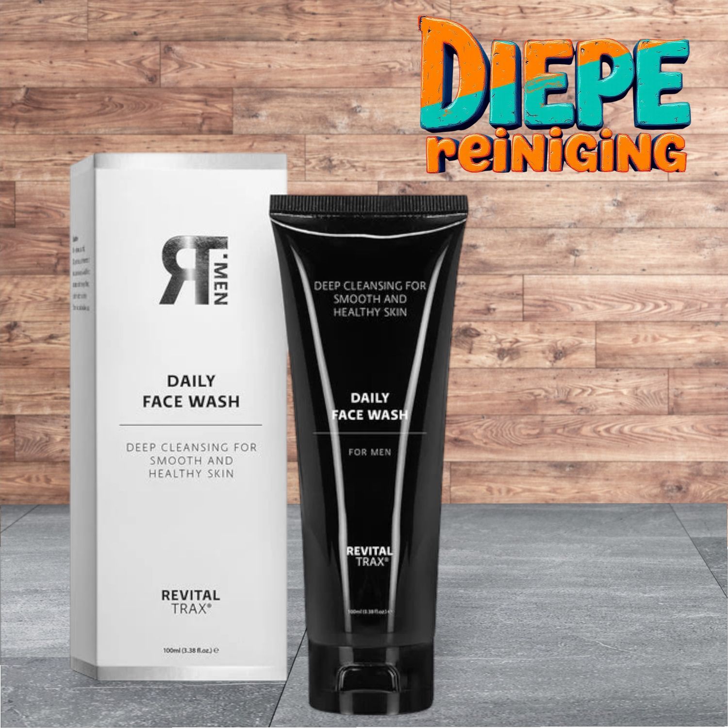 Daily Face Wash voor mannen, RevitalTrax