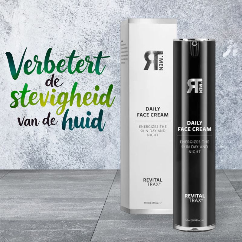 Daily Face Cream voor mannen, RevitalTrax