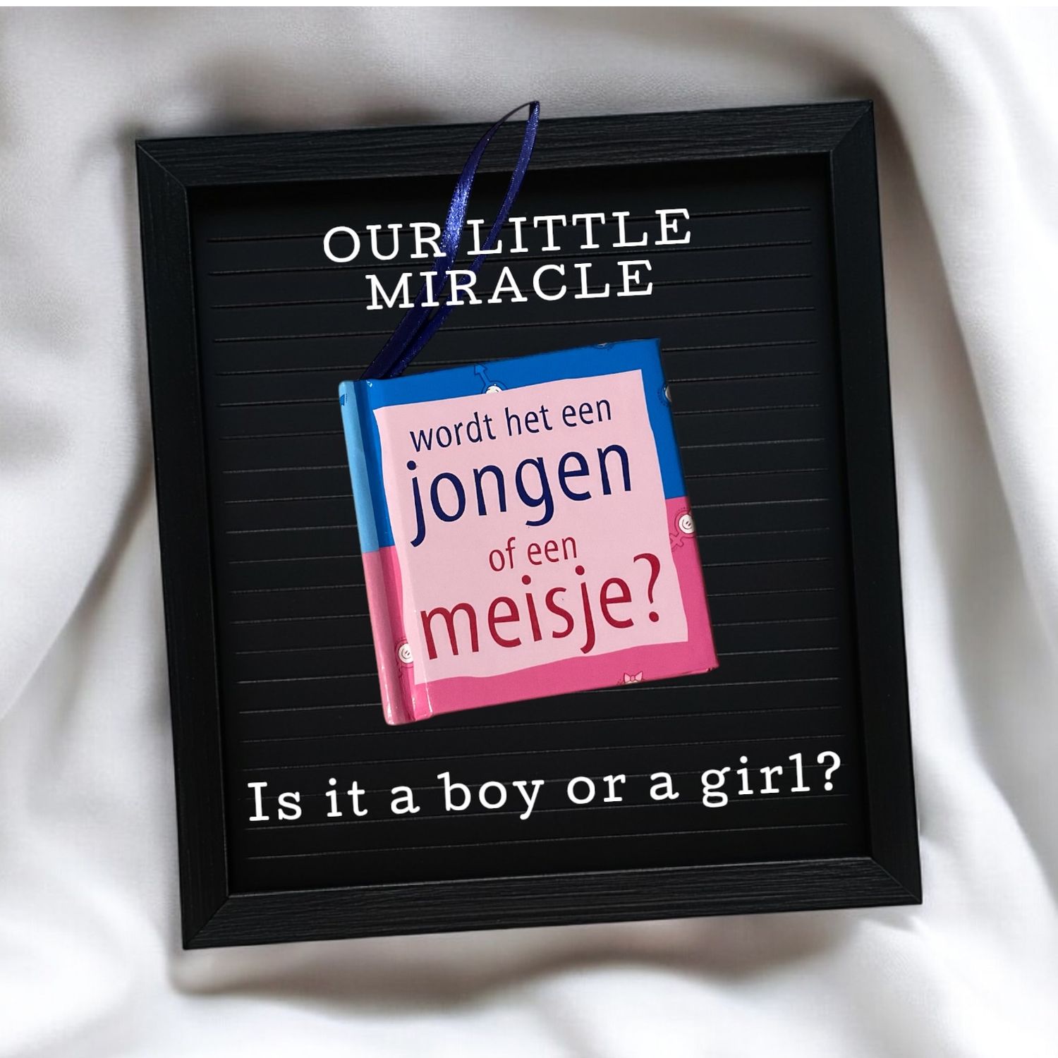 Gender Reveal boekje: Jongen of Meisje