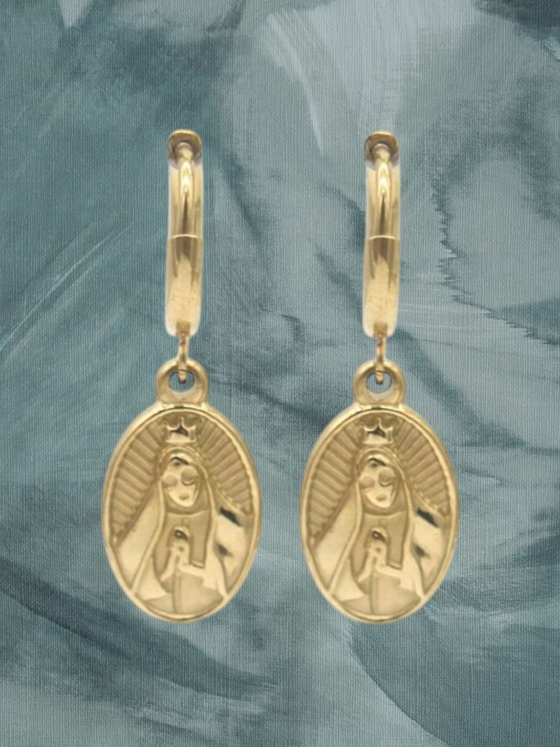 Oorbellen Maria Magdalena in goud of zilver