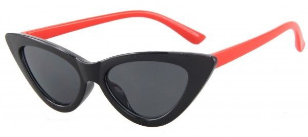 Zonnebril kind Cat eye zwart