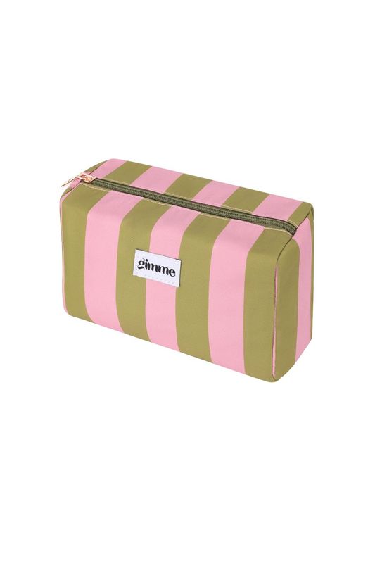 Modieuze toilettas, Roze/Groen