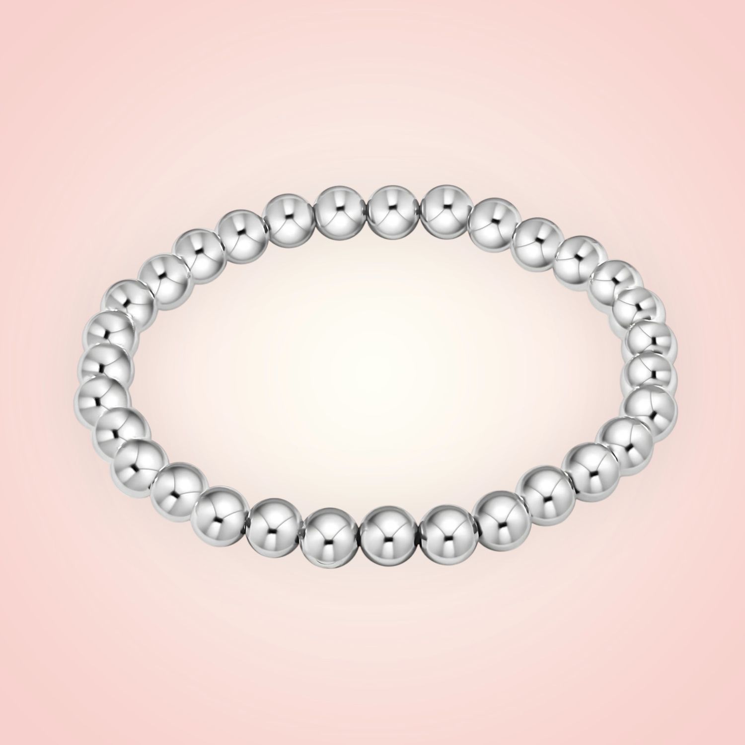 Armband bolletjes van Stainless Steel
