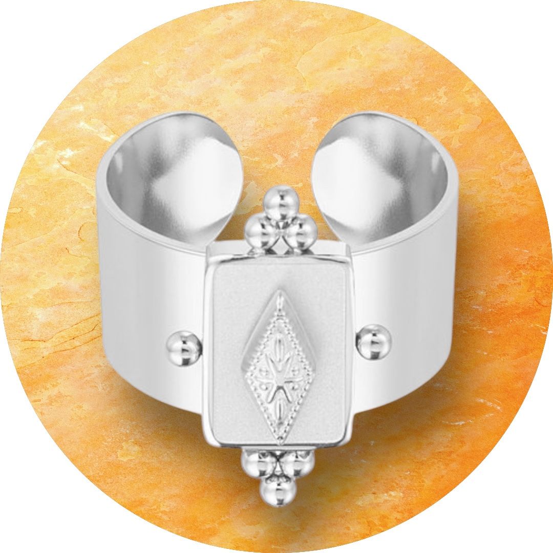 Roestvrijstalen VINTAGE ring