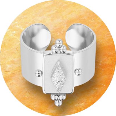 Roestvrijstalen VINTAGE ring
