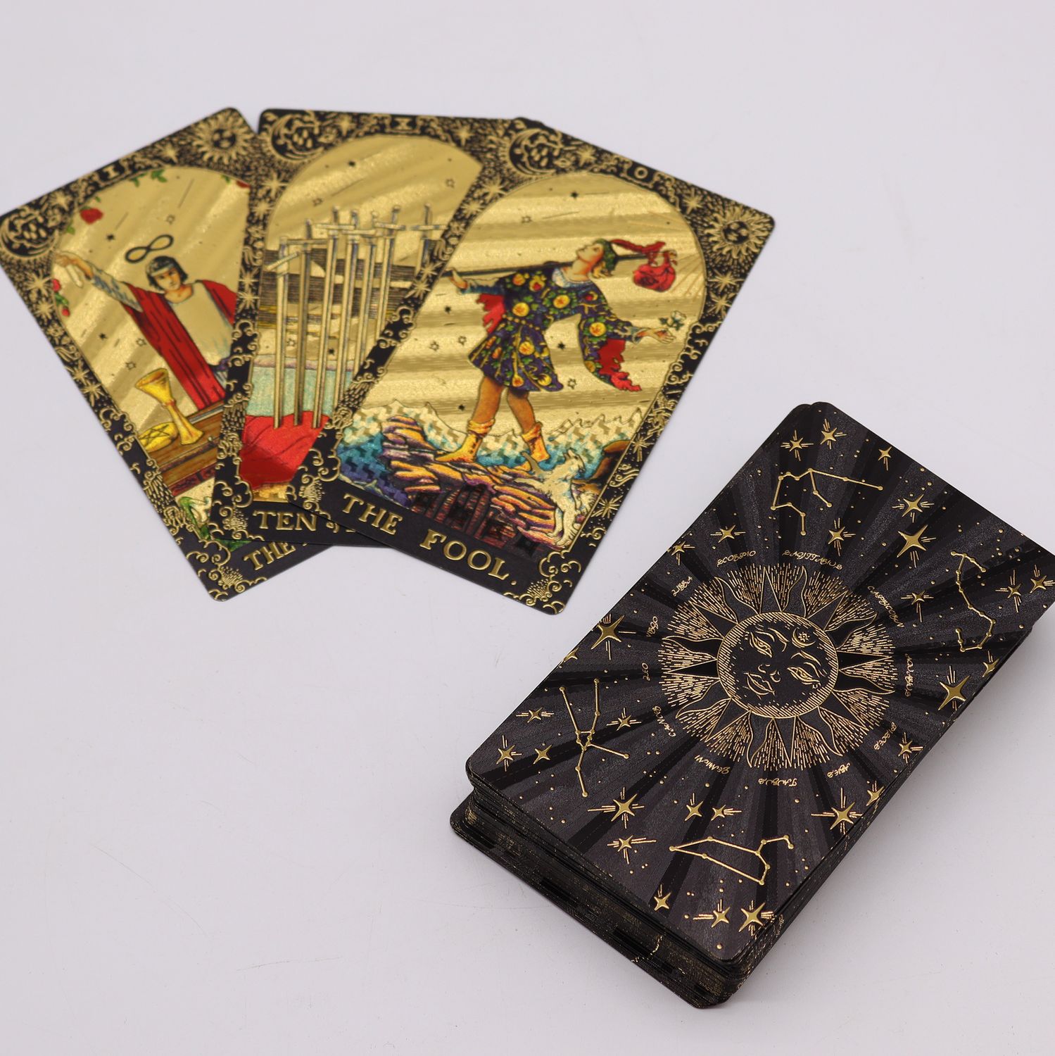 TAROT kaarten in Goudfolie