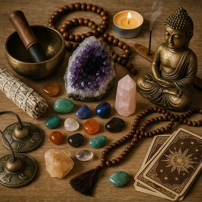 diverse spirituele producten voor je huis of lichaam